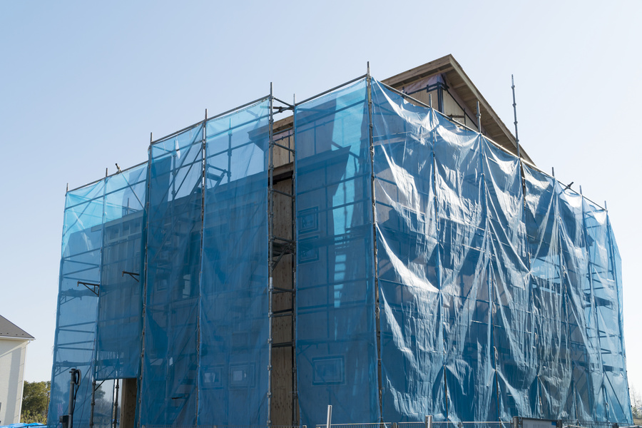 1. 壁内部の下地施工